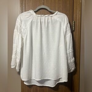 Tribal brand, size Large, white blouse